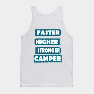 Campen Zelt Lagerfeuer Abenteuer Sport Tank Top